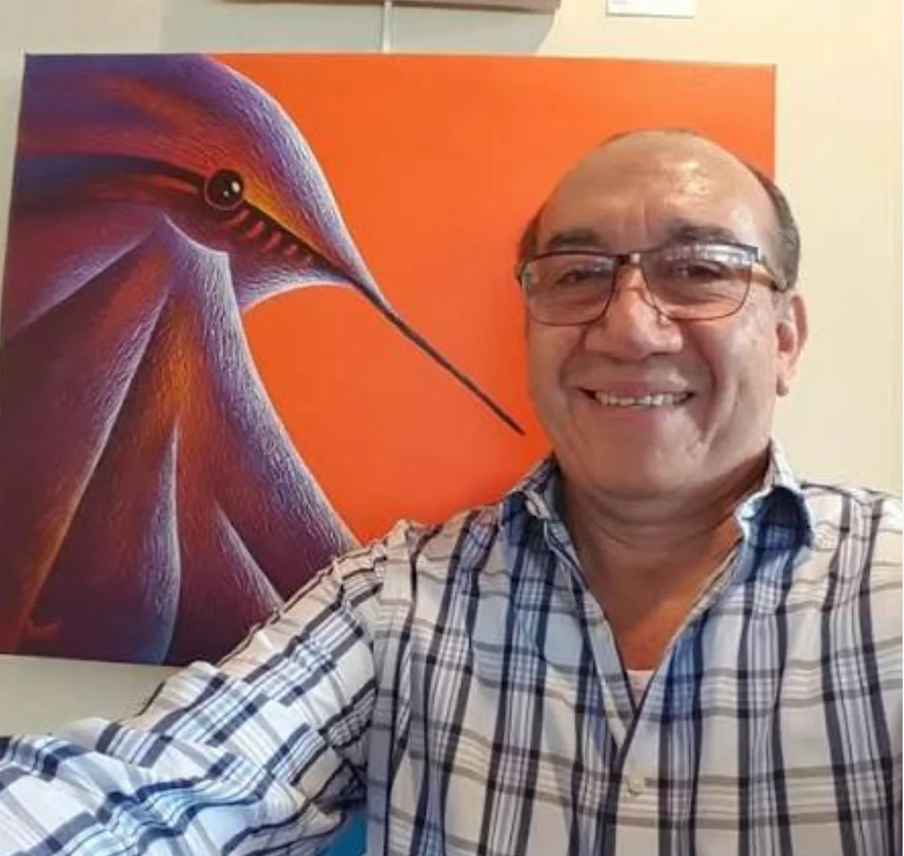 Retrato de Gilberto Aquino