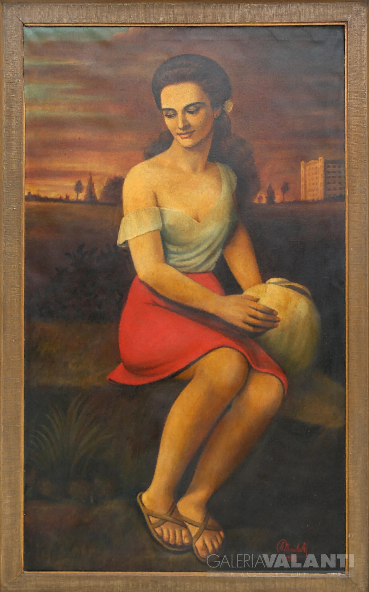 Campesina, by Gonzalo Morales Alvarado, view 2