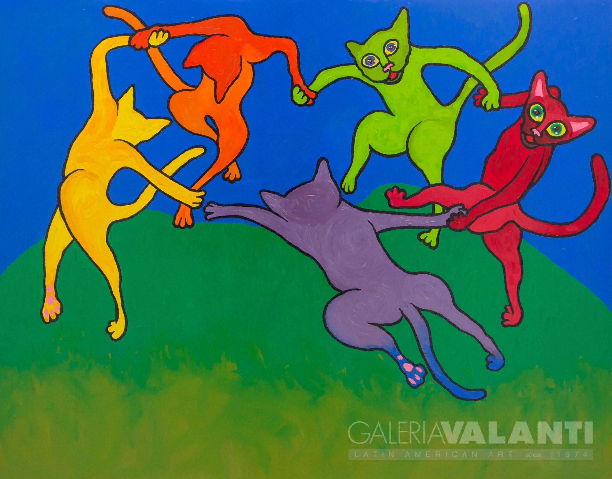 Homenaje a Matissé Danza Catisseana, by Carlos Tapia, view 2